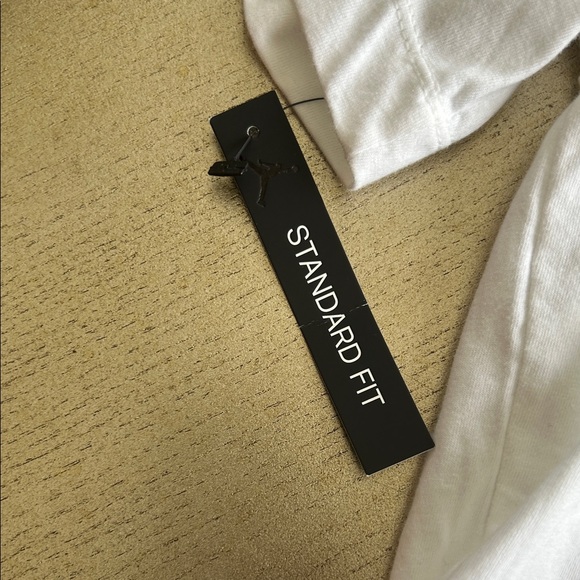 Jordan White Tee with Purple and Orange Graphic - Picture 4 of 5